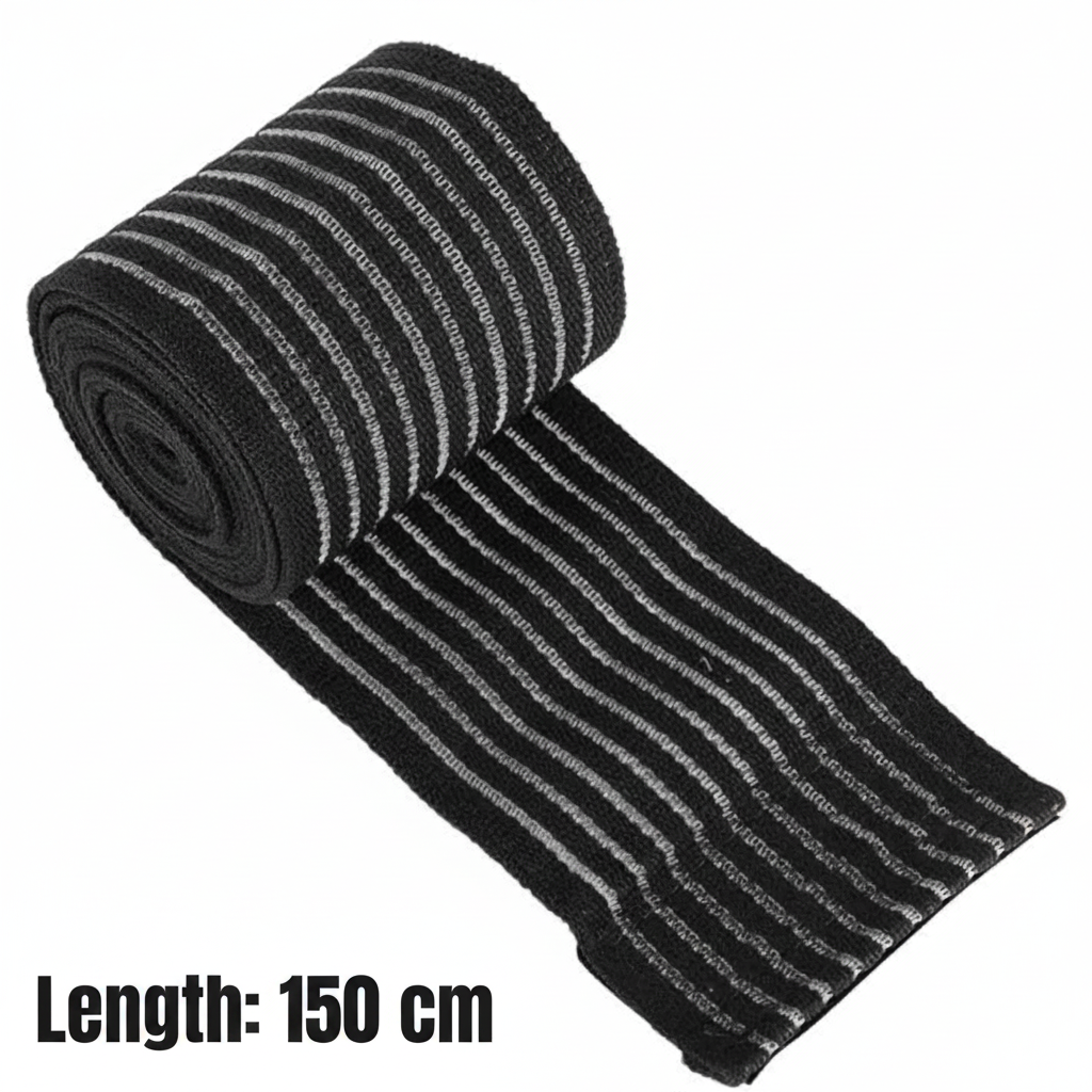 Detaljbild som visar elastiskt material och struktur