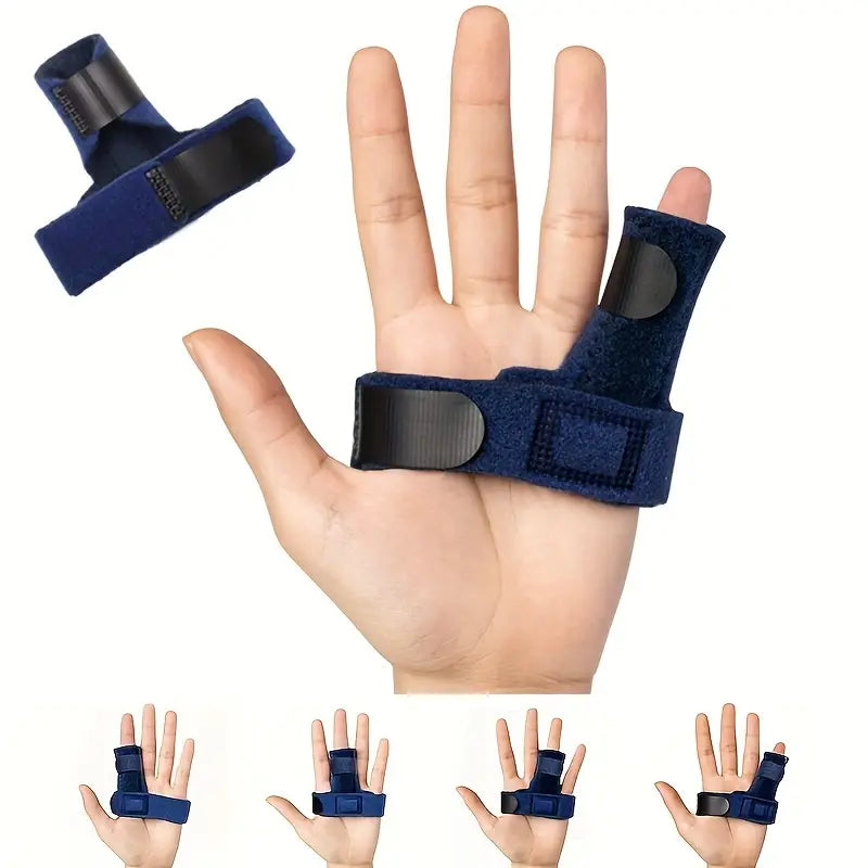 Justerbar fingerskena med aluminiumstöd