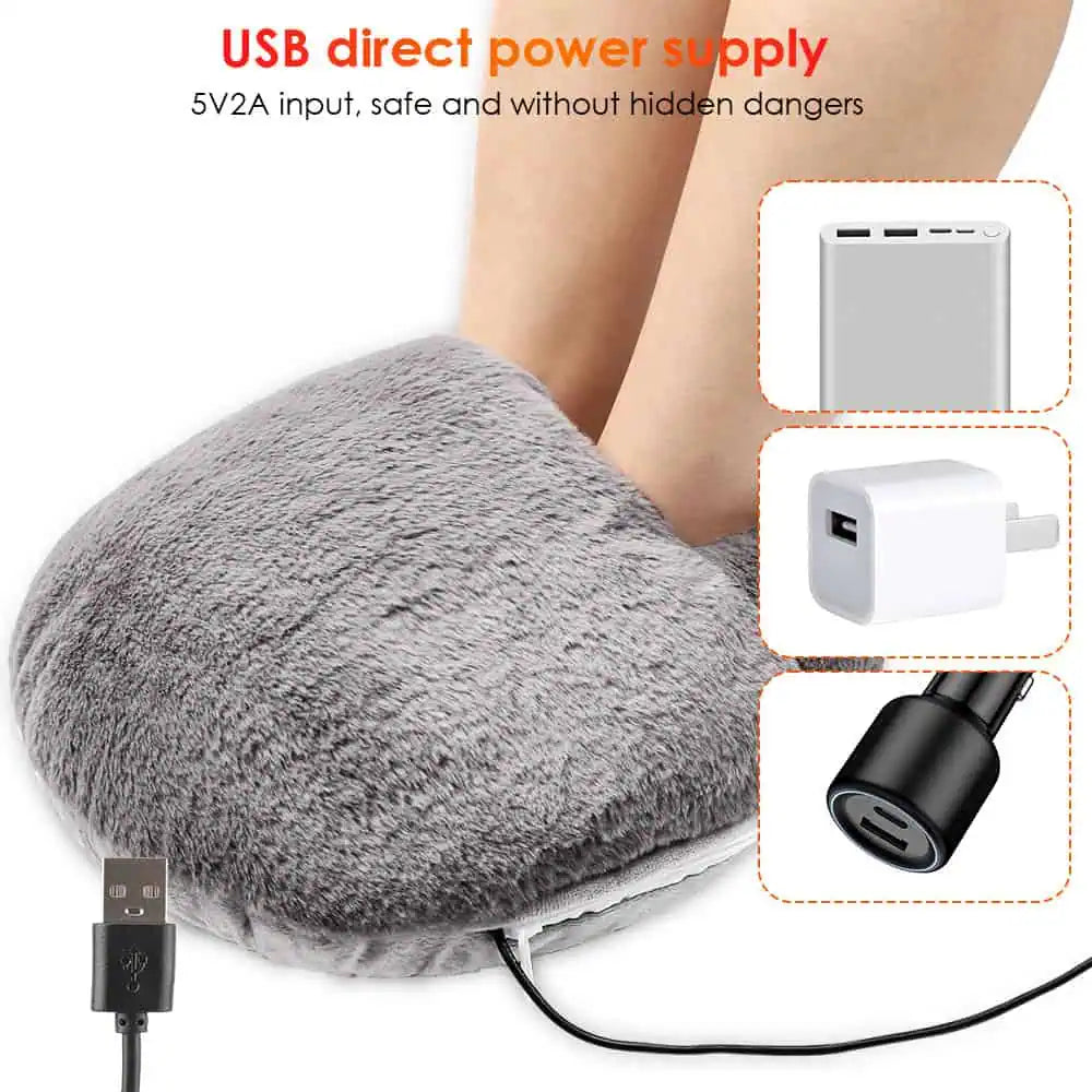 Elektrisk fotvärmare USB