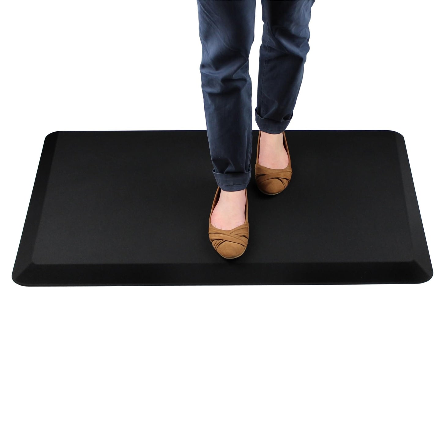 Ergonomisk matta för avlastning av fötter och hälar
