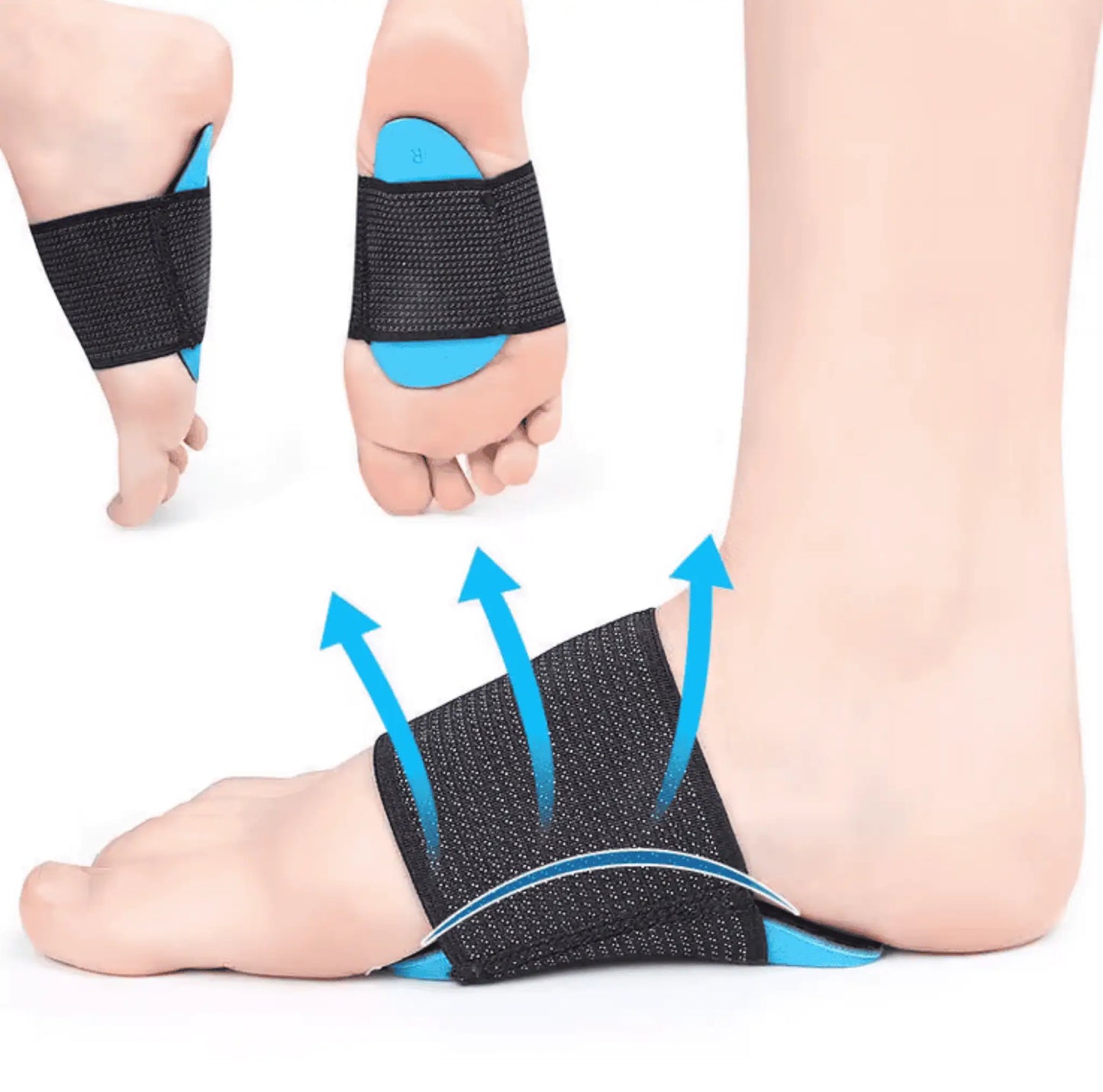 Hålfotsstöd med gel (2-pack)