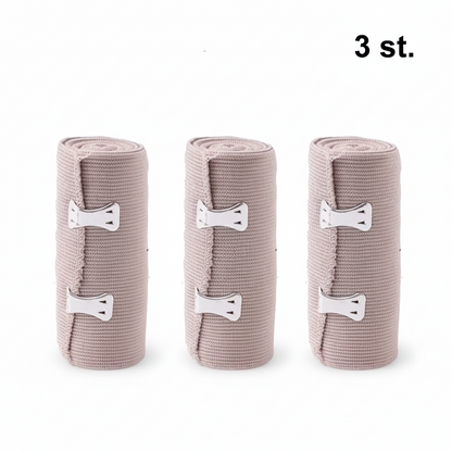 Kompressionsbandage med spännen (3x)