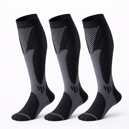 Långa kompressionsstrumpor i 3-pack för vardagsbruk