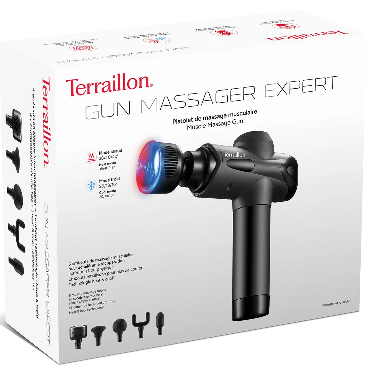 Terraillon-hierontapistooli Expert Heat & Cold – lämpö ja kylmä