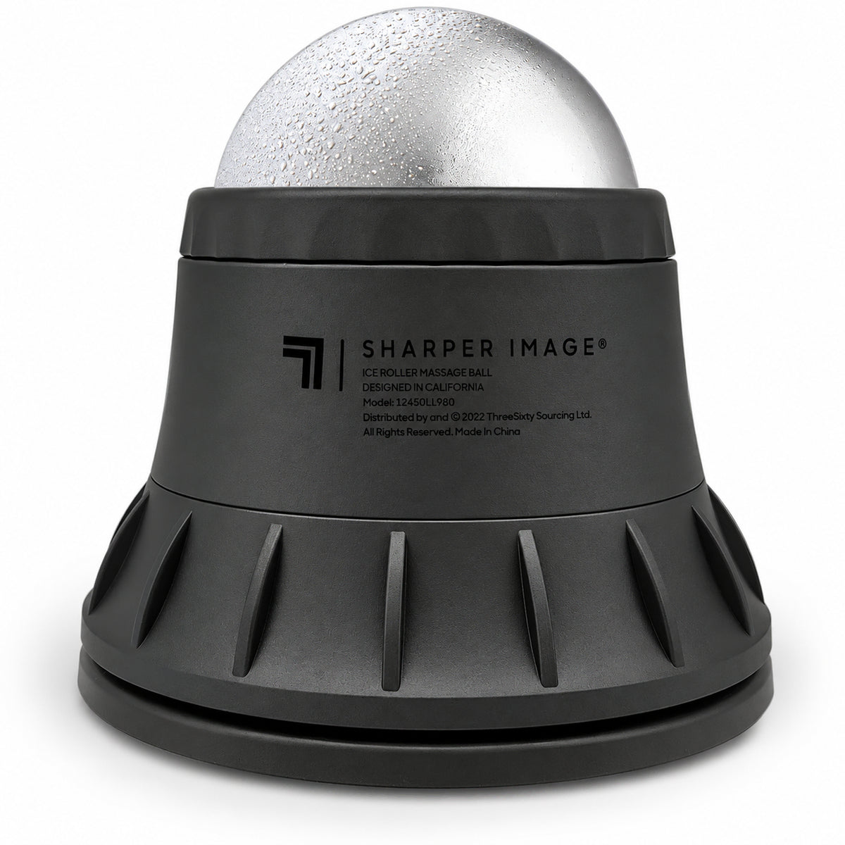 Sharper Image Ice Roller kylande massageboll med sugkoppsfäste