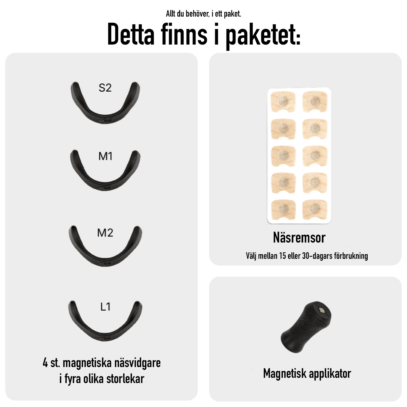 Sovtastic magnetisk näsvidgare
