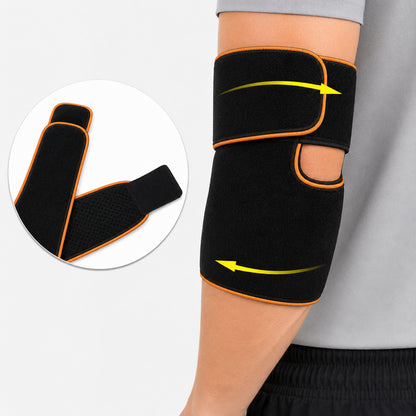 Stabiliserande armbågsstöd med justerbar kompression