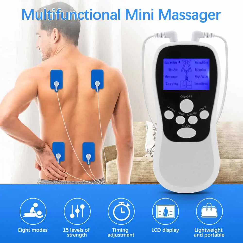 TENS EMS massageapparat för smärtlindring