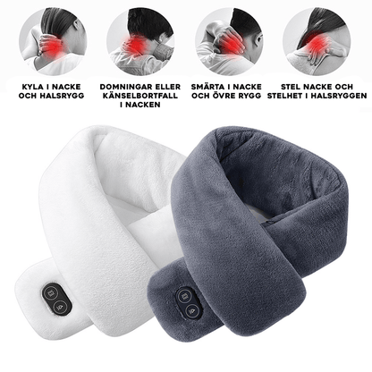 Uppvärmd halsduk med tre värmelägen